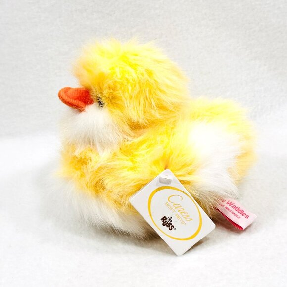 Russ Berrie Caress Plush Baby Waddles Duckling - Picture 5 of 10